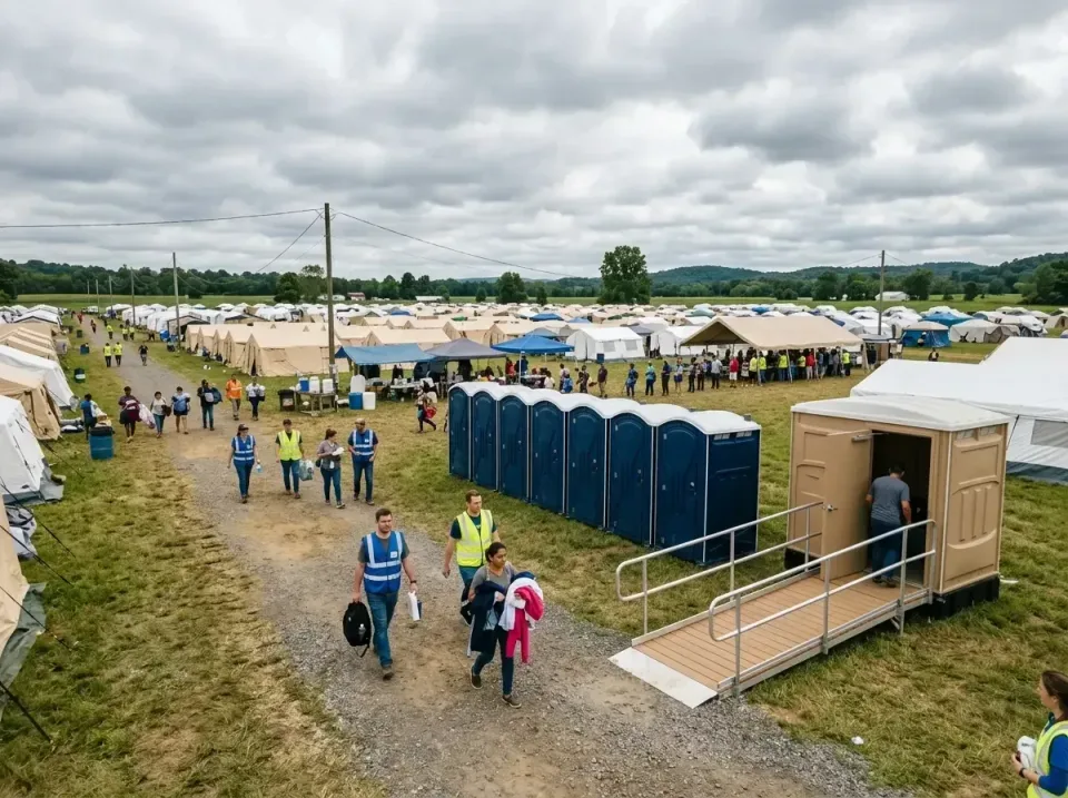 disaster-relief-camp-restrooms-010 — frequently asked questions, Dumpster & Portable Bathrooms Rental in Pima, AZ
